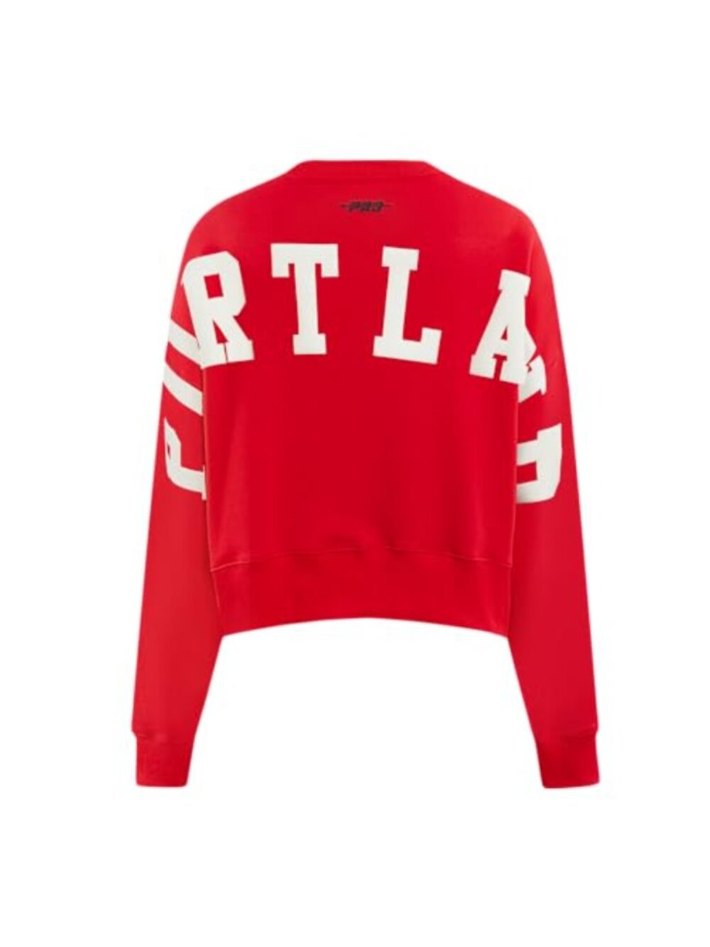 Oversized French Terry Crewneck Sweatshirt Drop Shoulder Thumbhole NBA